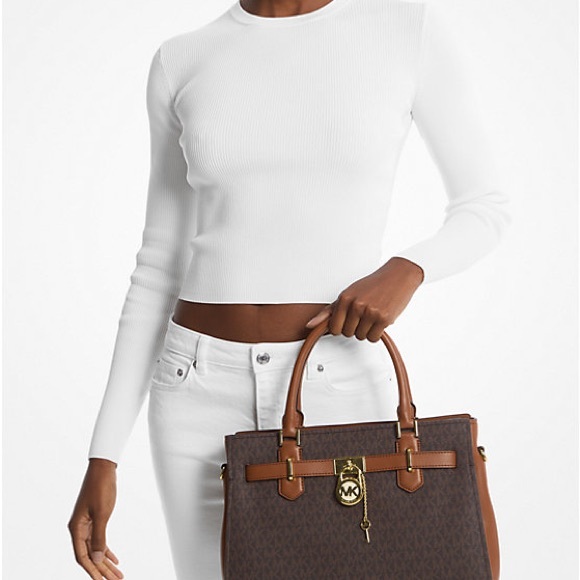Michael Kors Brown Signature Tote Bag - Picture 2 of 6